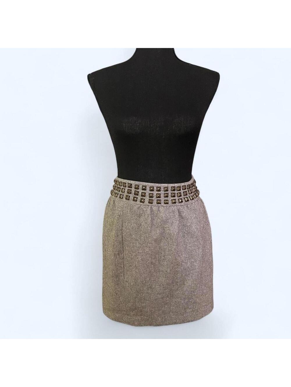Vintage Y2K Silence + Noise studded mini skirt edgy grunge boho Size 2 🖤
